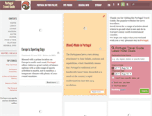 Tablet Screenshot of portugaltravelguide.com